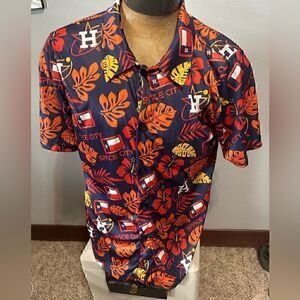 Houston Astros Space City Men’s XL Short Sleeve Button Down